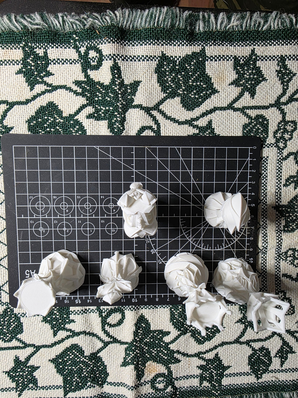 Large Abstract Chess Set/ Without Board