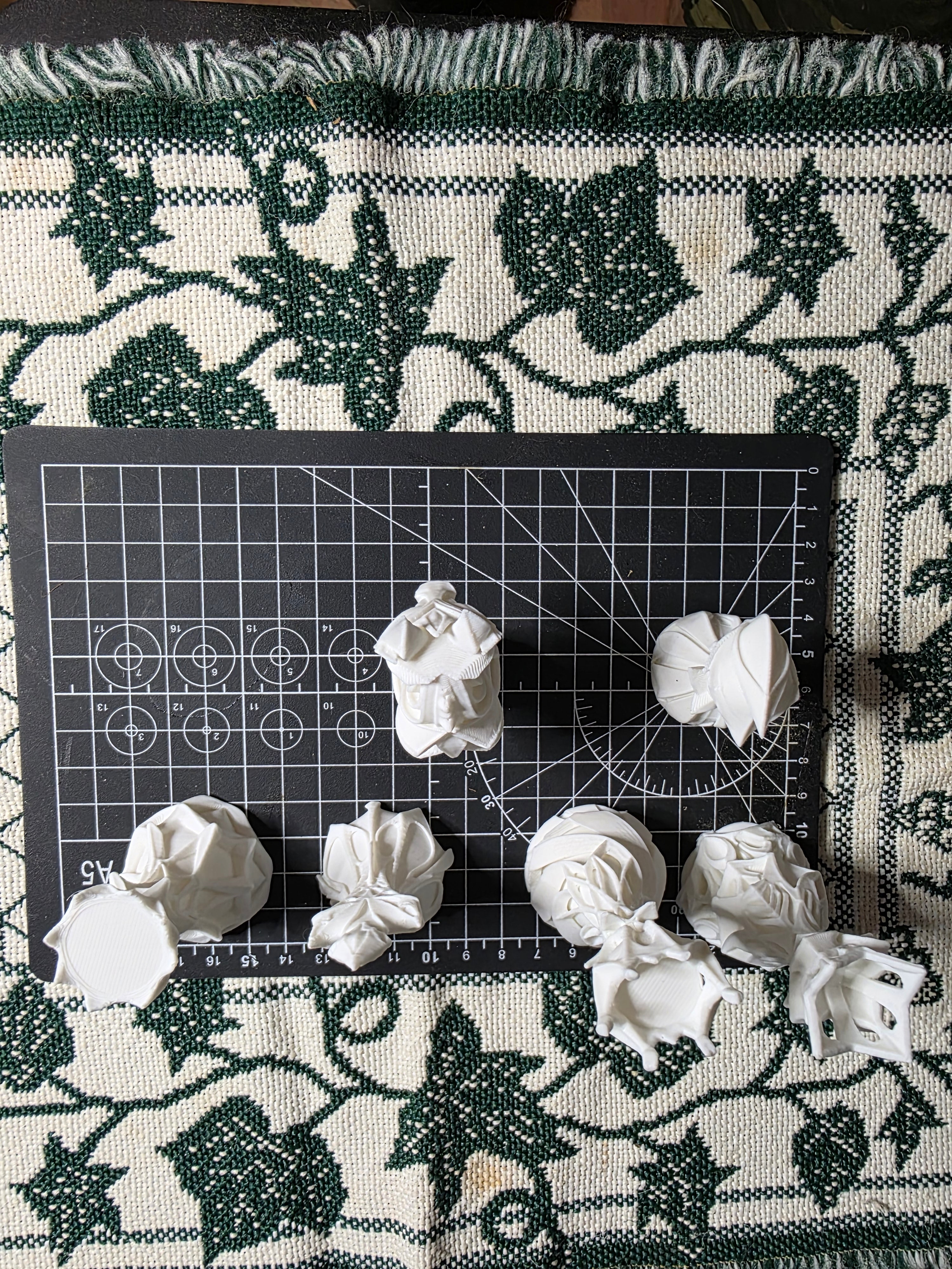 Large Abstract Chess Set/ Without Board